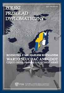 Okładka: Polski Przegląd Dyplomatyczny 3/2022