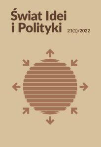 Okładka: Świat Idei i Polityki 21(1)/2022