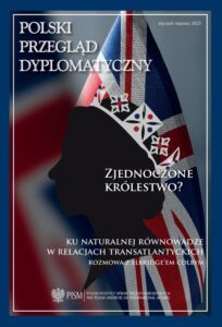 Okładka: Polski Przegląd Dyplomatyczny 1/2023