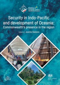 Okładka: Security i Indo-Pacific and development of Oceania: Commonwealth's presence in the region