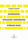 Okładka: Nierówności społeczne i ekonomiczne. Wybrane miary