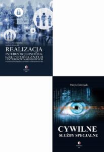 Okładka: SŁUŻBY SPECJALNE W REALIZACJI INTERESÓW NARODOWYCH RP Pakiet 2 książki