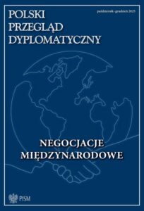 Okładka: Polski Przegląd Dyplomatyczny 4/2025