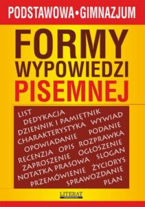 Okładka: Formy wypowiedzi pisemnej