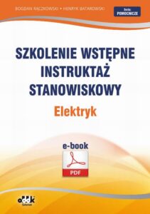 Okładka: Szkolenie wstępne Instruktaż stanowiskowy Elektryk