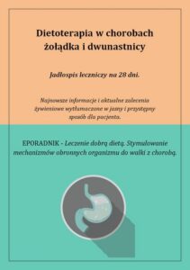 Okładka: Dietoterapia w chorobach żołądka i dwunastnicy