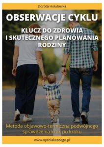 Okładka: Obserwacje cyklu. Klucz do zdrowia i skutecznego planowania rodziny. Metoda objawowo-termiczna podwójnego sprawdzenia krok po kroku.