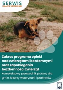 Okładka: Zakres programu opieki nad zwierzętami bezdomnymi oraz zapobiegania bezdomności zwierząt