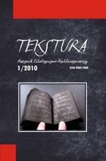 Okładka: Tekstura. Rocznik filologiczno-kulturoznawczy 1/2010