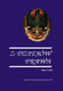 Okładka: Z Dziejów Prawa. T. 2 (10)