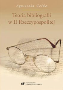 Okładka: Teoria bibliografii w II Rzeczypospolitej