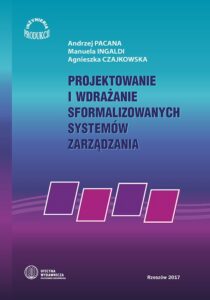 Okładka: Projektowanie i wdrażanie sformalizowanych systemów zarzadzania
