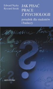 Okładka: Jak pisać prace z psychologii. Poradnik dla studentów i badaczy