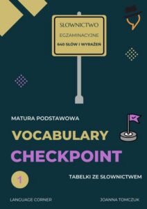 Okładka: Vocabulary Checkpoint. Matura podstawowa.