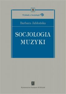 Okładka: Socjologia muzyki