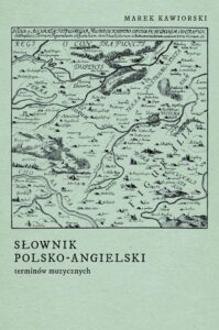 Okładka: Słownik polsko-angielski terminów muzycznych