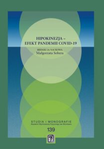 Okładka: Hipokinezja – efekt pandemii COVID-19