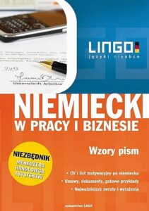 Okładka: Niemiecki w pracy i biznesie Wzory pism
