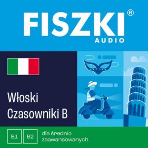 Okładka: FISZKI audio – włoski – Czasowniki dla średnio zaawansowanych