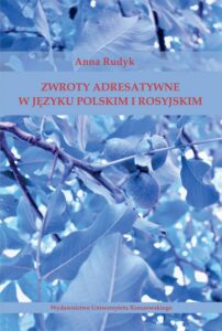 Okładka: Zwroty adresatywne w języku polskim i rosyjskim