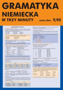 Okładka: Gramatyka niemiecka w trzy minuty
