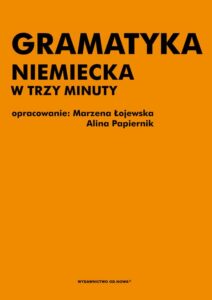 Okładka: Gramatyka niemiecka w trzy minuty