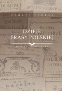 Okładka: Dzieje prasy polskiej wiek XVIII (do 1795 r.)