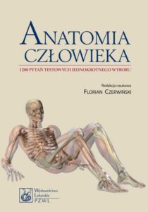 Okładka: Anatomia człowieka. 1200 pytań testowych jednokrotnego wyboru