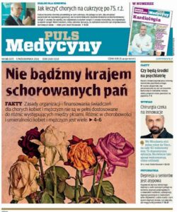 Okładka: Puls Medycyny NR 15 (327)