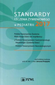 Okładka: Standardy leczenia żywieniowego w pediatrii 2017