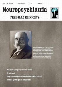 Okładka: Neuropsychiatria. Przegląd Kliniczny NR(3-4)/2019