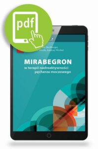 Okładka: Mirabegron w terapii nadreaktywności pęcherza moczowego