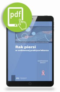 Okładka: Rak piersi w codziennej praktyce lekarza. Kompendium wiedzy