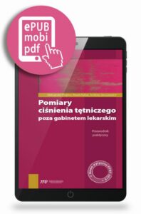 Okładka: Pomiary ciśnienia tętniczego poza gabinetem lekarskim. Przewodnik praktyczny