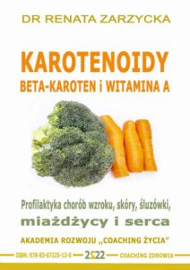 Okładka: Profilaktyka chorób wzroku, skóry, miażdżycy i serca.. Beta Carotene vs Witamina A.