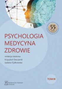 Okładka: Psychologia Medycyna Zdrowie. Tom 3