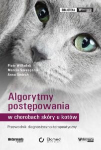Okładka: Algorytmy postępowania w chorobach skóry u kotów. Przewodnik diagnostyczno-terapeutyczny