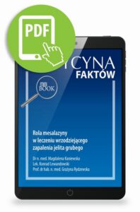 Okładka: Rola mesalazyny w leczeniu wrzodziejącego zapalenia jelita grubego [Medycyna Faktów 3/2021]