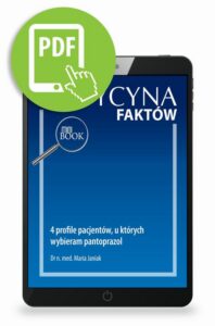 Okładka: 4 profile pacjentów, u których wybieram pantoprazol [Medycyna Faktów 1/2023]