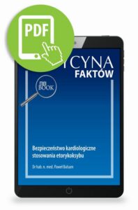 Okładka: Bezpieczeństwo kardiologiczne stosowania etorykoksybu [Medycyna Faktów 1/2023]