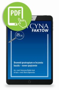 Okładka: Bromek ipratropium w leczeniu kaszlu – nowe spojrzenie [Medycyna Faktów 4/2023]