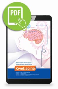 Okładka: Kwetiapina. Doświadczenia terapeutyczne w praktyce lekarza specjalisty.