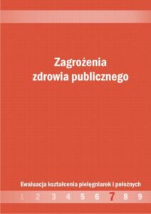 Okładka: Zagrożenia zdrowia publicznego. Ewaluacja kształcenia pielęgniarek i położnych w Polsce