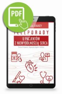 Okładka: Teleporady u pacjentów z niewydolnością serca. Poradnik dla lekarzy.