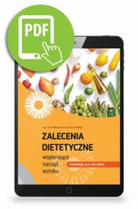 Okładka: Zalecenia dietetyczne wspierające narząd wzroku
