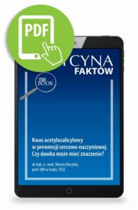 Okładka: Kwas acetylosalicylowy w prewencji sercowo-naczyniowej. Czy dawka może mieć znaczenie?