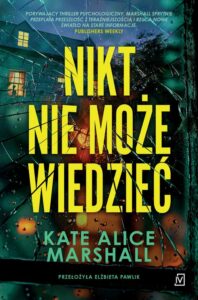 Okładka: Nikt nie może wiedzieć