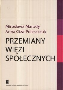 Okładka: Przemiany więzi społecznych