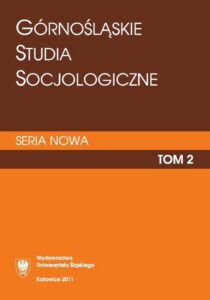 Okładka: Górnośląskie Studia Socjologiczne. Seria Nowa. T. 2