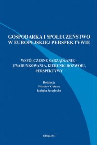 Okładka: Gospodarka i społeczeństwo w europejskiej perspektywie